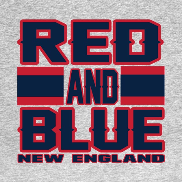 New England LYFE Red and Blue Football Colors! by OffesniveLine